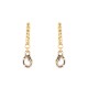 Brinco Camila Klein Memories Pingente Oval Ouro Velho