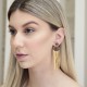 Brinco Fane's Drusa Bronze Dourado 