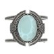 Pulseira Estela Geromini Aquarius Maxi Cristal Prata