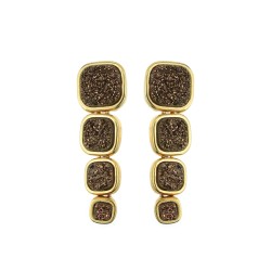 Brinco Fane's Drusa Bronze Dourado 