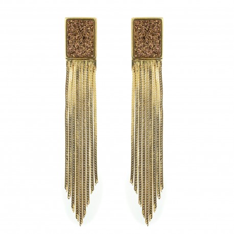 Brinco Fane's Drusa Bronze Dourado