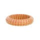 Pulseira Luiza Rogi Palha Natural Salmão e Marfim