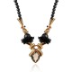 Colar Claudia Arbex Maria Murano Flor Curto Ouro Vintage
