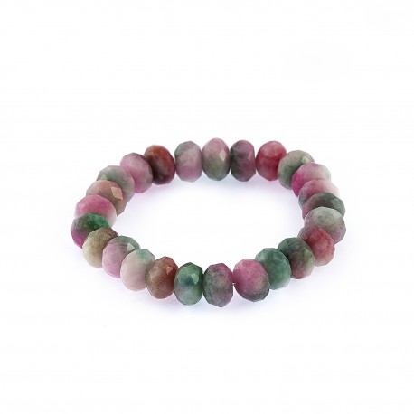 Pulseira Nino Bran Cora Pedra Natural Jade Color
