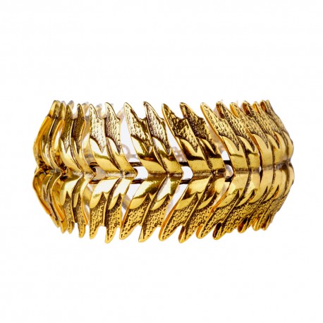 Pulseira Estela Geromini Soho Folha Ouro