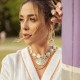 Colar Nádia Gimenes Praia dos Espelhos Chocker Esmaltada Dourada