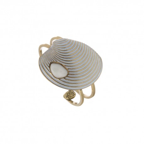 Bracelete Nádia Gimenes Praia dos Espelhos Duplo Dourado