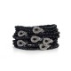 Pulseira Camila Klein Jumieges Kit Pedras Prata Velho
