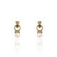 Brinco Claudia Arbex Diamond Pérola Cristais Ouro Vintage