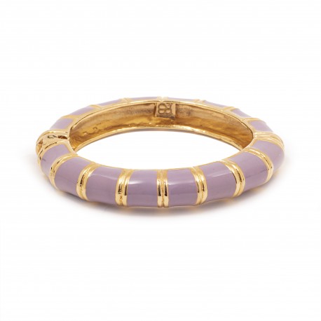Pulseira Rosana Bernardes Candy Esmaltada Lilás Dourada