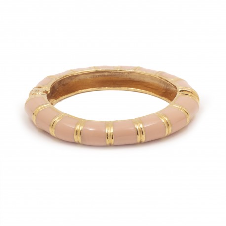 Pulseira Rosana Bernardes Candy Esmaltada Rose Dourada