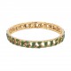 Pulseira Rosana Bernardes Corrente Fina Esmaltada Verde Dourada