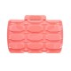 Bolsa Empório MP Clutch Acrilico Rosa Chiclete