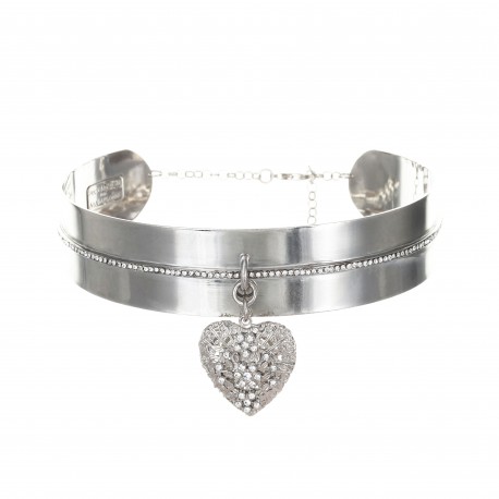 Colar Hector Albertazzi Nerano Conceito Choker Prata Vintage