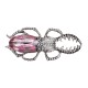 Broche S&B Acessórios Escaravelho Esmaltado Prata Vintage