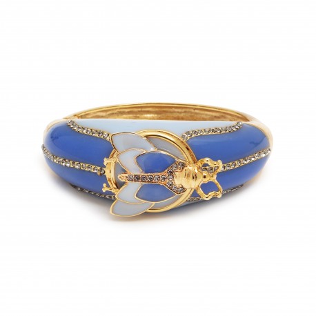 Pulseira Rosana Bernardes Escaravelho Bicolor Dourada