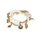 Pulseira Camila Klein Memories Kit Pérola Ouro Velho