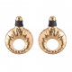 Brinco Camila Klein Memories Argolado Metal Ouro Velho