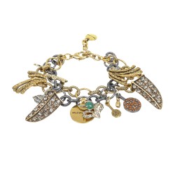 Pulseira Camila Klein Memories Ouro Velho e Grafite