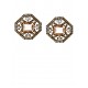 Brinco Claudia Arbex Tarsila Delicado Ouro Vintage