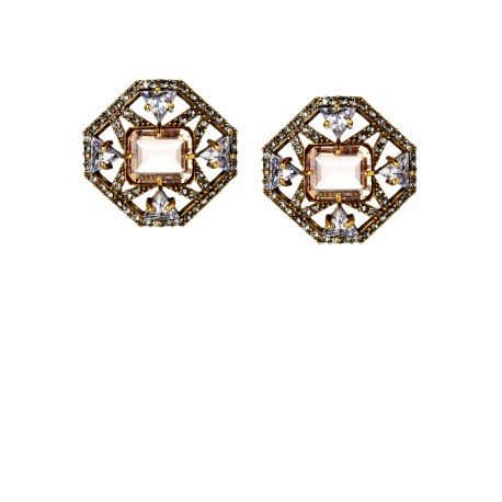 Brinco Claudia Arbex Tarsila Delicado Ouro Vintage