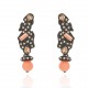 Brinco Camila Klein Memories Coral Modular Metal Preto