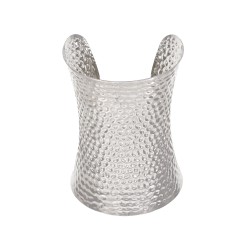 Bracelete Maria Chic Acessórios Maxi Metal Prata