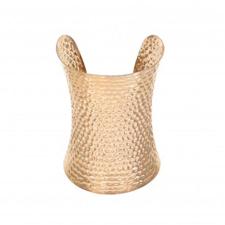 Bracelete Maria Chic Acessórios Maxi Metal Dourado