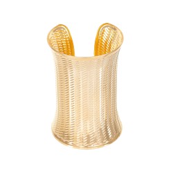 Bracelete Maria Chic Acessórios Maxi Metal Dourado