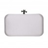 Bolsa Maria Chic Acessórios Clutch Lya Prata