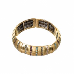 Pulseira Camila Klein Memories Gomos Cristais Ouro Velho