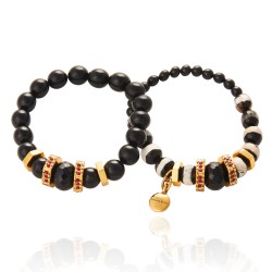 Pulseira Camila Klein Memories Kit Pedras Ouro Velho