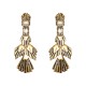 Brinco Claudia Arbex Bliss Articulado Ouro Vintage