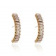Brinco Claudia Arbex Blue Edition Cristais Ouro Vintage