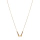 Colar Claudia Arbex Life Pearl Curto Cachos Ouro Vintage