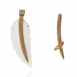Brinco Camila Klein Bothânica Ear Cuff Ouro Velho