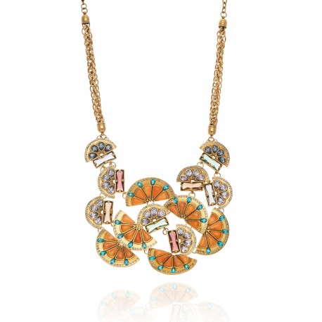Colar Conceito Camila Klein Frutificar Mandarina Ouro Velho
