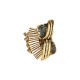Anel Claudia Arbex Matrix Cristais Ouro Vintage