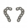 Brinco Hector Albertazzi Cuff Maxi Light Grumê Grafite