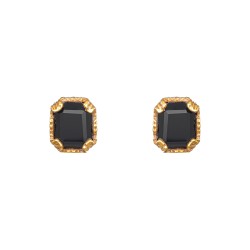 Brinco Claudia Arbex Hídria Delicado Cristais Ouro Vintage