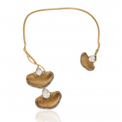 Colar Camila Klein Tramit Choker Ouro Velho