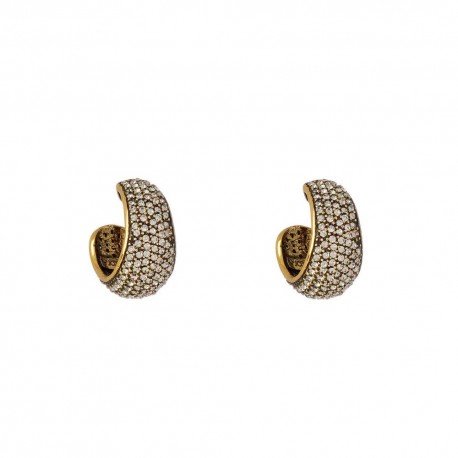 Brinco Hector Albertazzi Baía Argola Maxi Ouro Vintage