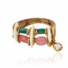 Pulseira Camila Klein Bolacha Do Mar Ouro Velho