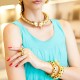 Pulseira Nádia Gimenes Leopard Spot Metal Dourado