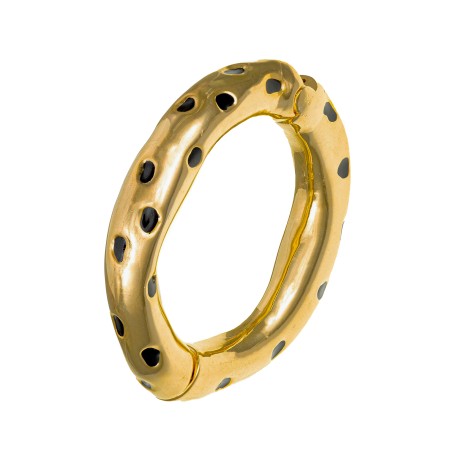 Pulseira Nádia Gimenes Leopard Spot Metal Dourado