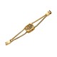 Pulseira Monica Di Creddo Vedette Medalha Ouro Vintage
