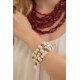 Pulseira Camila Klein Memories Kit Pérolas Ouro Velho