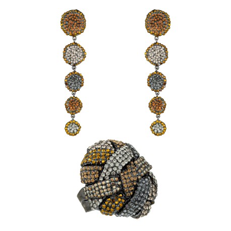 Conjunto Monica Di Creddo Colore Grafite