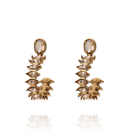 Brinco Camila Klein Riviera Argola Ouro Velho