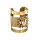 Pulseira Korpusnu Solis Bracelete Cristal Ouro Vintage
